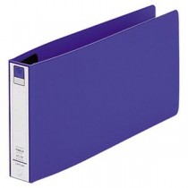 （まとめ） リヒトラブ Avanti リングファイル（カドロック＆ツイストリング） 5×11ヨコ 2穴 200枚収容 背幅36mm 青 F-880U-8 1冊 【×10セット】