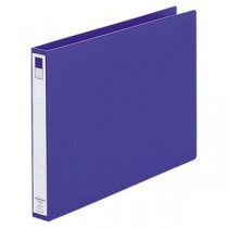 （まとめ） リヒトラブ Avanti リングファイル（カドロック＆ツイストリング） B4ヨコ 2穴 200枚収容 背幅36mm 青 F-875U-8 1冊 【×5セット】