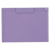 (まとめ) リヒトラブ クリップボード A4ヨコ ブルーバイオレット A-987U-23 1枚 【×10セット】