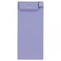 (まとめ) リヒトラブ クリップボード 伝票サイズ タテ ブルーバイオレット A-960U-23 1枚 【×20セット】