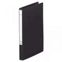 (まとめ) リヒトラブ パンチレスファイル(HEAVY DUTY) A4タテ 160枚収容 背幅25mm 黒 F-367-11 1冊 【×10セット】