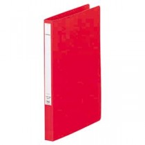 (まとめ) リヒトラブ パンチレスファイル(HEAVY DUTY) A4タテ 160枚収容 背幅25mm 赤 F-367-1 1冊 【×10セット】