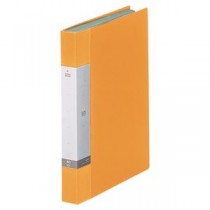 (まとめ) リヒトラブ リクエスト クリヤーブック(クリアブック) A4タテ 40ポケット 背幅32mm 黄 G3202-5 1冊 【×10セット】