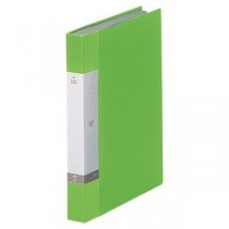 (まとめ) リヒトラブ リクエスト クリヤーブック(クリアブック) A4タテ 40ポケット 背幅32mm 黄緑 G3202-6 1冊 【×10セット】