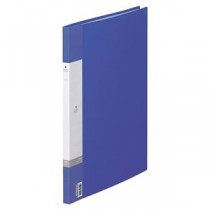 (まとめ) リヒトラブ リクエスト クリヤーブック(クリアブック) B4タテ 20ポケット 背幅16mm 青 G3211-8 1冊 【×10セット】