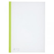 (まとめ) リヒトラブ リクエスト スライドバーファイル A4タテ 20枚収容 黄緑 502-10 1パック(10冊) 【×5セット】