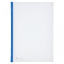 (まとめ) リヒトラブ リクエスト スライドバーファイル A4タテ 20枚収容 青 502-10 1パック(10冊) 【×5セット】