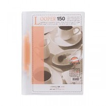 (まとめ) リヒトラブ ルーパー150 A4タテ 2穴 150枚収容 赤 F-3016-3 1冊 【×30セット】