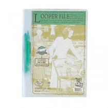 (まとめ) リヒトラブ ルーパーファイル A4タテ 2穴 100枚収容 緑 F-3006 1冊 【×40セット】