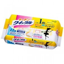 （まとめ） 花王 キッチンクイックル つめかえ用 1パック（12枚） 【×15セット】