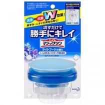 (まとめ) 花王 トイレマジックリン 流すだけで勝手にキレイ ライトブーケの香り 本体 80g 1個 【×5セット】