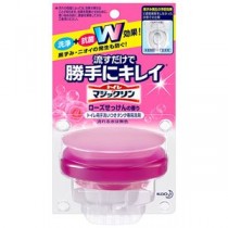 (まとめ) 花王 トイレマジックリン 流すだけで勝手にキレイ ローズせっけんの香り 本体 80g 1個 【×5セット】