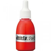 （まとめ） 回転式ネーム印（ゴム印タイプ）専用補充インク 朱色 10cc 1個 【×10セット】