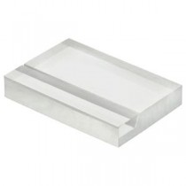 （まとめ） 光 透明アクリルカード立て W30×H20×D5mm A235-1-6 1パック（6個） 【×10セット】