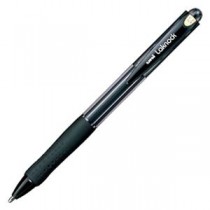 (まとめ) 三菱鉛筆 油性ボールペン VERY楽ノック 極太 1.4mm 黒 SN10014.24 1本 【×60セット】