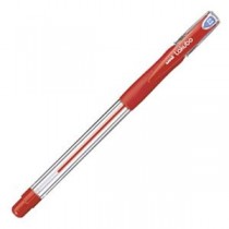 (まとめ) 三菱鉛筆 油性ボールペン VERY楽ボ 極細 0.5mm 赤 SG10005.15 1本 【×60セット】