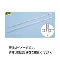 （まとめ）メスピペット(中間目盛) 容量1ml ガラス製 【×10セット】