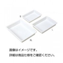 （まとめ）プラスチックバット L【×5セット】