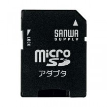 （まとめ）サンワサプライ microSDアダプタ ADR-MICROK【×10セット】