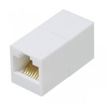 （まとめ）サンワサプライ RJ-45用中継アダプタ（エンハンスドカテゴリ5） ADT-EX-5EK【×5セット】