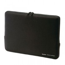 (まとめ)サンワサプライ MacBookプロテクトスーツ(ブラック) IN-MAC13BK【×2セット】