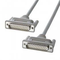 (まとめ)サンワサプライ RS-232Cケーブル(25pin/クロス・非同期通信・3m) KRS-007K【×2セット】
