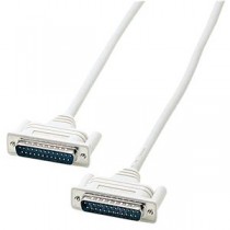 (まとめ)サンワサプライ RS-232Cケーブル(25pin/クロス・同期通信・3m) KRS-017K【×2セット】