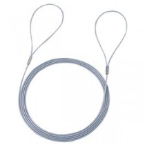 (まとめ)サンワサプライ eセキュリティ(ワイヤー、1.5m・1.6mm) SLE-3W-15【×10セット】
