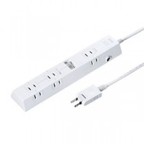 (まとめ)サンワサプライ 便利タップACアダプタ対応 TAP-B40W【×2セット】