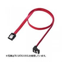 (まとめ)サンワサプライ 下L型シリアルATA3ケーブル TK-SATA3-07SL【×3セット】
