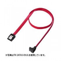 (まとめ)サンワサプライ 上L型シリアルATA3ケーブル TK-SATA3-07UL【×3セット】