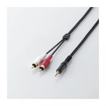 （まとめ）エレコム オーディオケーブル AV-SWR1【×5セット】