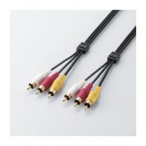 （まとめ）エレコム ビデオケーブル AV-WRY2【×5セット】