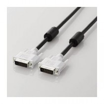 （まとめ）エレコム DVIデュアルリンクケーブル（デジタル） CAC-DVDL10BK【×2セット】