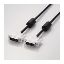 （まとめ）エレコム DVIシングルリンクケーブル（デジタル） CAC-DVSL30BK【×2セット】