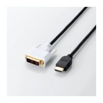 （まとめ）エレコム HDMI-DVI変換ケーブル CAC-HTD15BK【×2セット】