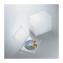 (まとめ)エレコム DVDトールケース CCD-DVD03CR【×5セット】