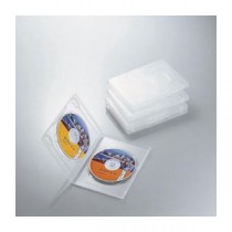 (まとめ)エレコム DVDトールケース CCD-DVD05CR【×10セット】