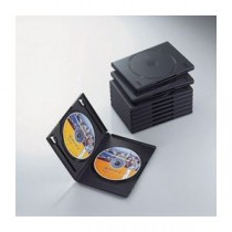 (まとめ)エレコム DVDトールケース CCD-DVD06BK【×5セット】