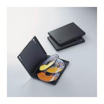 (まとめ)エレコム DVDトールケース CCD-DVD08BK【×10セット】