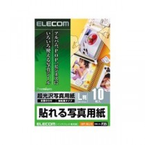 （まとめ）エレコム 貼れる写真用紙 EDT-NLL10【×10セット】