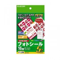 (まとめ)エレコム フォトシ-ル EDT-PS16【×10セット】