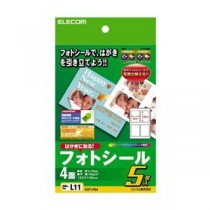 (まとめ)エレコム フォトシ-ル EDT-PS4【×10セット】