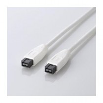 （まとめ）エレコム FireWireケーブル（9ピン-9ピン） IE-991WH【×2セット】