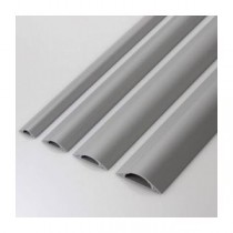 (まとめ)エレコム 床用モール(グレー) LD-GA1207/LG【×10セット】