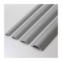 (まとめ)エレコム 床用モール(グレー) LD-GA1407/LG【×3セット】