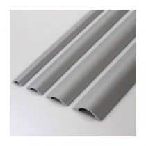 (まとめ)エレコム 床用モール(グレー) LD-GA1507/LG【×3セット】