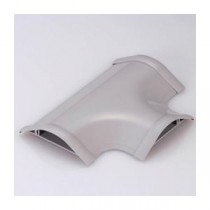 (まとめ)エレコム モール接続ユニット(T型分岐・グレー) LD-GAT37/LG【×10セット】