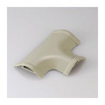 (まとめ)エレコム T型分岐(ベージュ) LD-GAT57【×5セット】