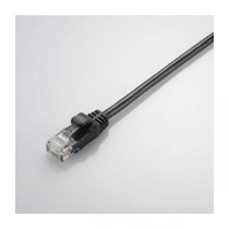 (まとめ)エレコム Gigabit やわらかLANケーブル(Cat6準拠) LD-GPY/BK15【×2セット】